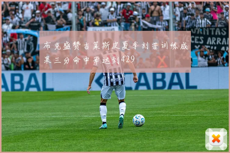 布克盛赞吉莱斯皮夏季刻苦训练成果三分命中率达到429